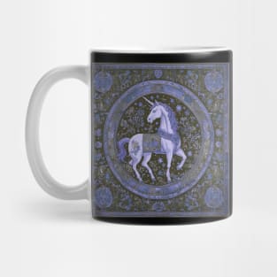 Unicorn Medieval tapestry Renaissance fair, celtic, history, middle ages, fantasy Mug